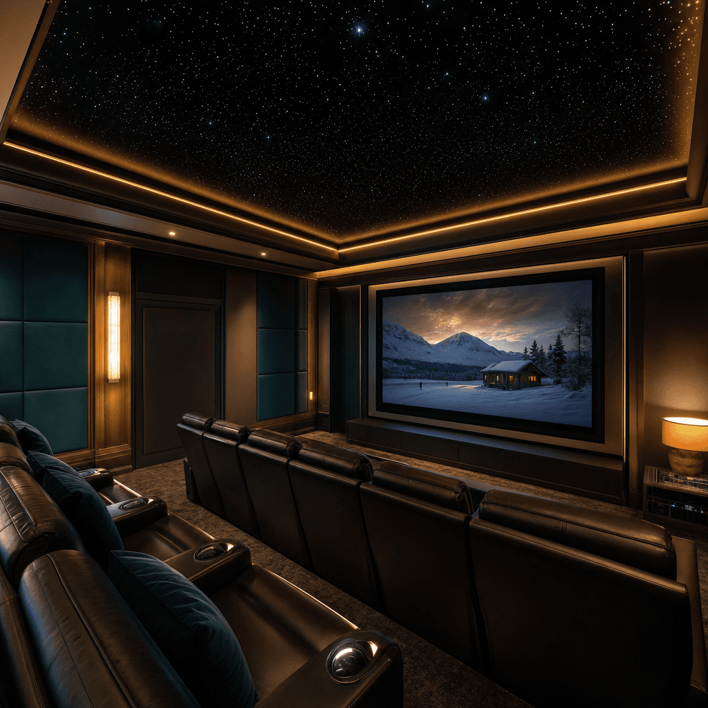 Custom Home Theater in Milton